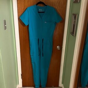 Figs Teal Jumpsuit